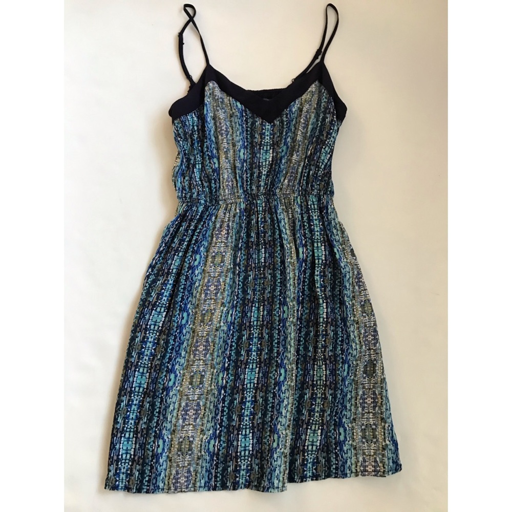 Forever 21  Women’s Multicolored Spaghetti Strap Mini Dress Size Small